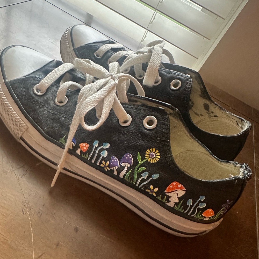 Hand painted converse